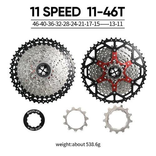 BUCKLOS Bicycle Flywheel 8/9/10/11/12 Speed Bike Cassette - VirtuousWares.Store