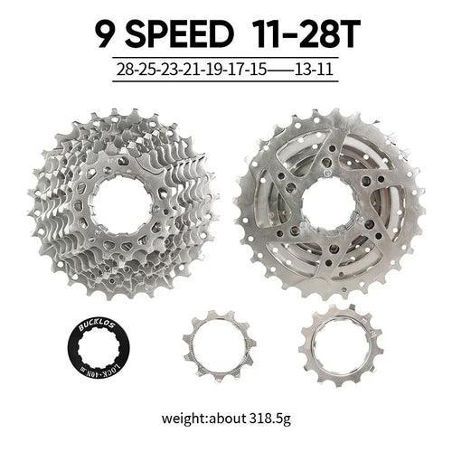 BUCKLOS Bicycle Flywheel 8/9/10/11/12 Speed Bike Cassette - VirtuousWares.Store
