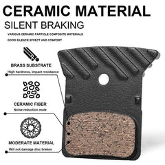BUCKLOS Ceramic Brake Pads Bike MTB Hydraulic Brake Disc Pads Mountain - VirtuousWares.Store