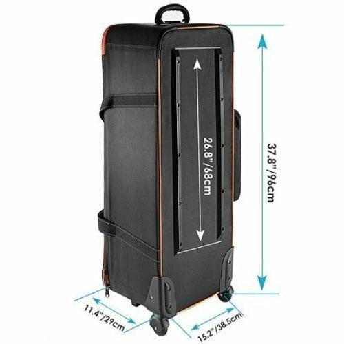 Camera Rolley Carry Bag Straps Padded Compartment Wheel For Light - VirtuousWares.Store