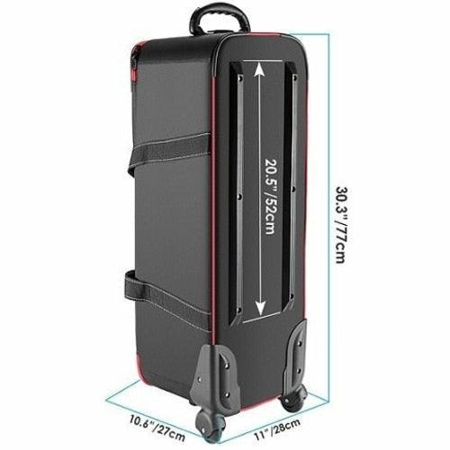 Camera Rolley Carry Bag Straps Padded Compartment Wheel For Light - VirtuousWares.Store