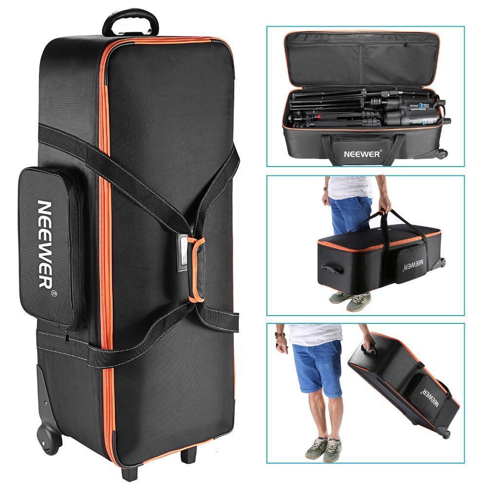 Camera Rolley Carry Bag Straps Padded Compartment Wheel For Light - VirtuousWares.Store