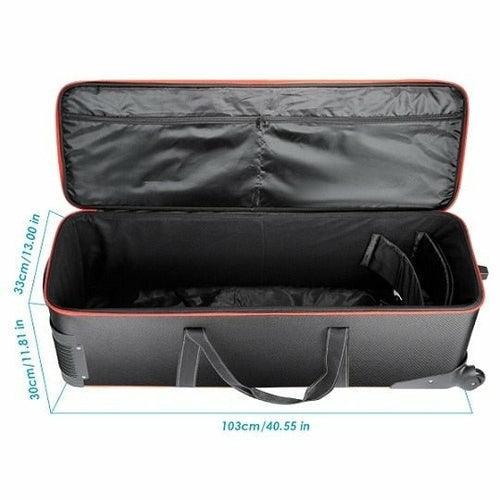 Camera Rolley Carry Bag Straps Padded Compartment Wheel For Light - VirtuousWares.Store