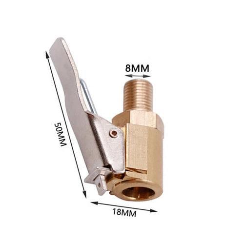 Car Tire Air Chuck Inflator Pump Valve Connector Clip-on Adapter Car - VirtuousWares.Store