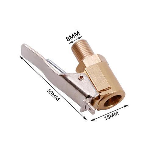 Car Tire Air Chuck Inflator Pump Valve Connector Clip-on Adapter Car - VirtuousWares.Store