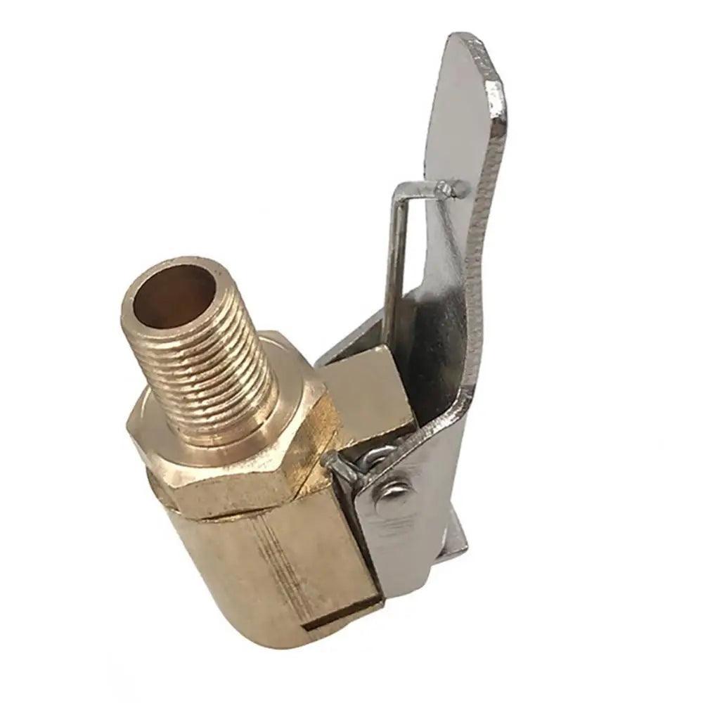 Car Truck Tyre Tire Inflator Valve Air Pump Clip Nozzle Metal Adapter - VirtuousWares.Store