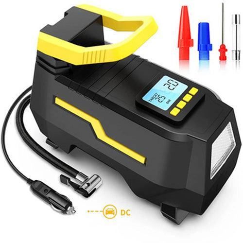 Car Tyre Inflator 110V-220V AC/DC 12V Air Compressor 2-in-1 Dual Power - VirtuousWares.Store