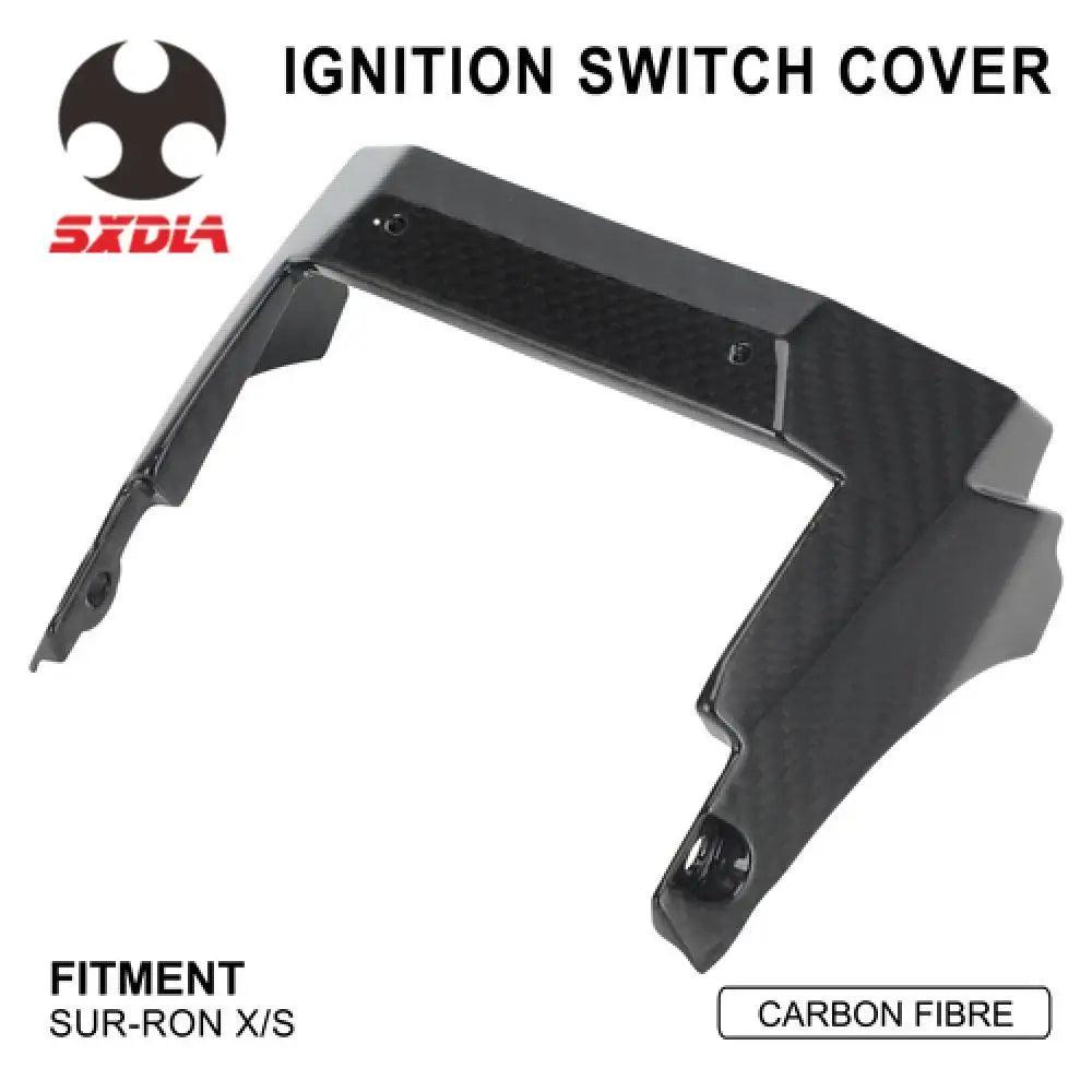 Carbon Fibre Ignition Switch Protective Cover Controller Shield Guard - VirtuousWares.Store