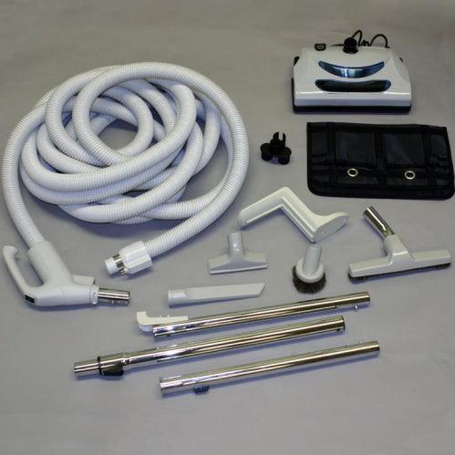 CentralVac Kit, Power Star Dual Volt 35' Universal W/PB11 Noz - VirtuousWares.Store