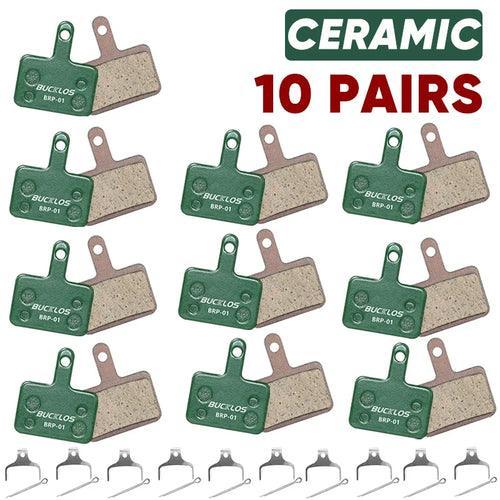 Ceramic Brake Pads BUCKLOS MTB Bike Hydarulic Disc Brake Pads For - VirtuousWares.Store