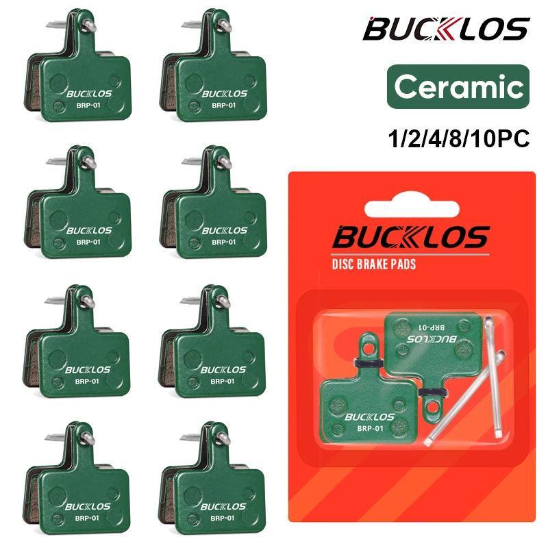 Ceramic Brake Pads BUCKLOS MTB Bike Hydarulic Disc Brake Pads For - VirtuousWares.Store