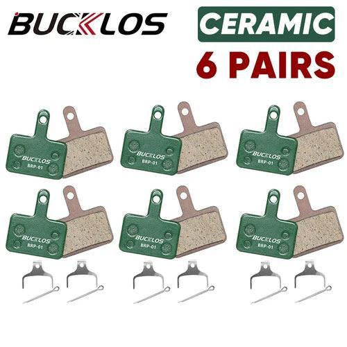 Ceramic Brake Pads BUCKLOS MTB Bike Hydarulic Disc Brake Pads For - VirtuousWares.Store
