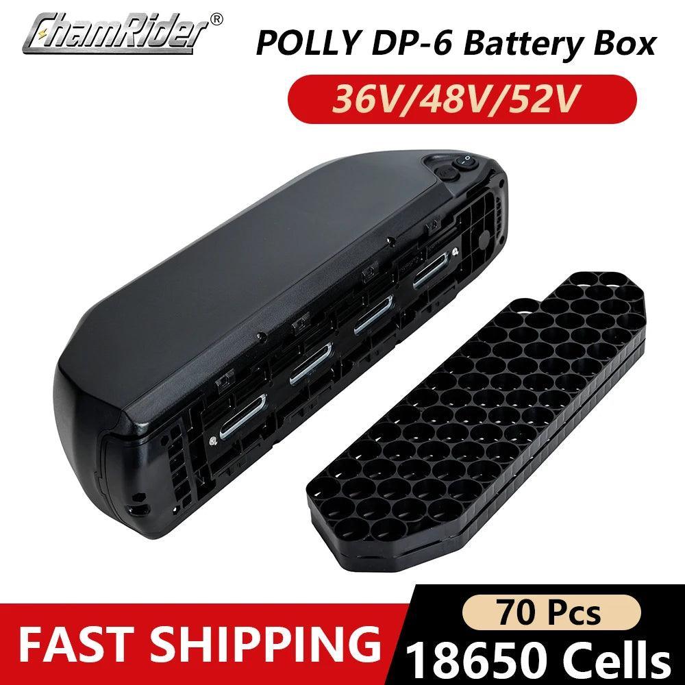 ChamRider Polly 6 E-bike Battery Case Down Tube Battery box Downtube - VirtuousWares.Store