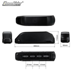 ChamRider Polly 6 E-bike Battery Case Down Tube Battery box Downtube - VirtuousWares.Store