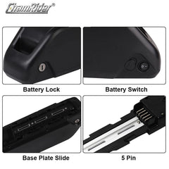 ChamRider Polly 6 E-bike Battery Case Down Tube Battery box Downtube - VirtuousWares.Store