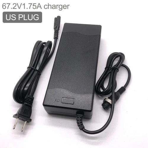 Charger 67.2V 1.75A 2A Kaabo Original Charging Parts for 60V Electric - VirtuousWares.Store
