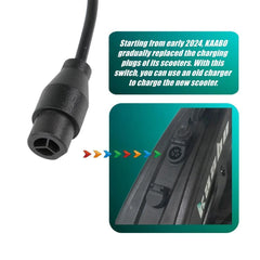 Charger Socket Adapter for KAABO Wolf King GTR Mantis GT Electric - VirtuousWares.Store