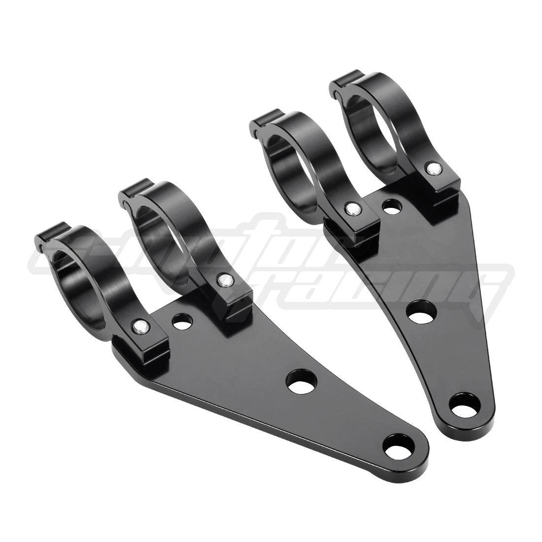CNC Motorcycle Fork Tube Headlight Mount Bracket Clamp 27MM 30MM 31MM - VirtuousWares.Store