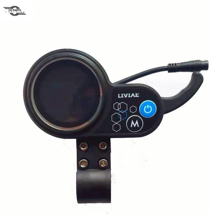 Coolride Motor Brushless Controller, 36V 48V 350W Electric Scooter Mountain Bike Speed Controller with LCD Display Panel - VirtuousWares.Store