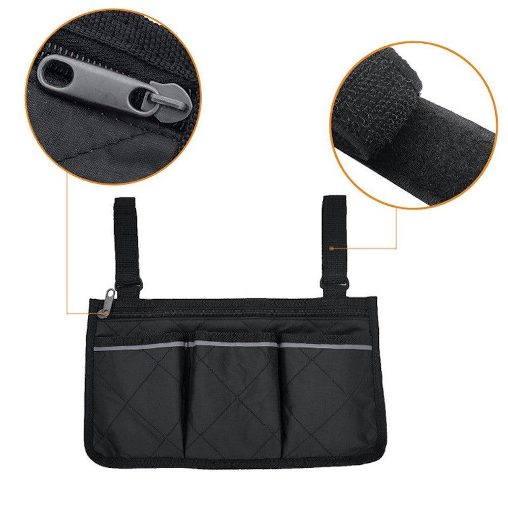 Cycling Walker Bag Rollator Organizer Pockets Wheelchair Scooter - VirtuousWares.Store