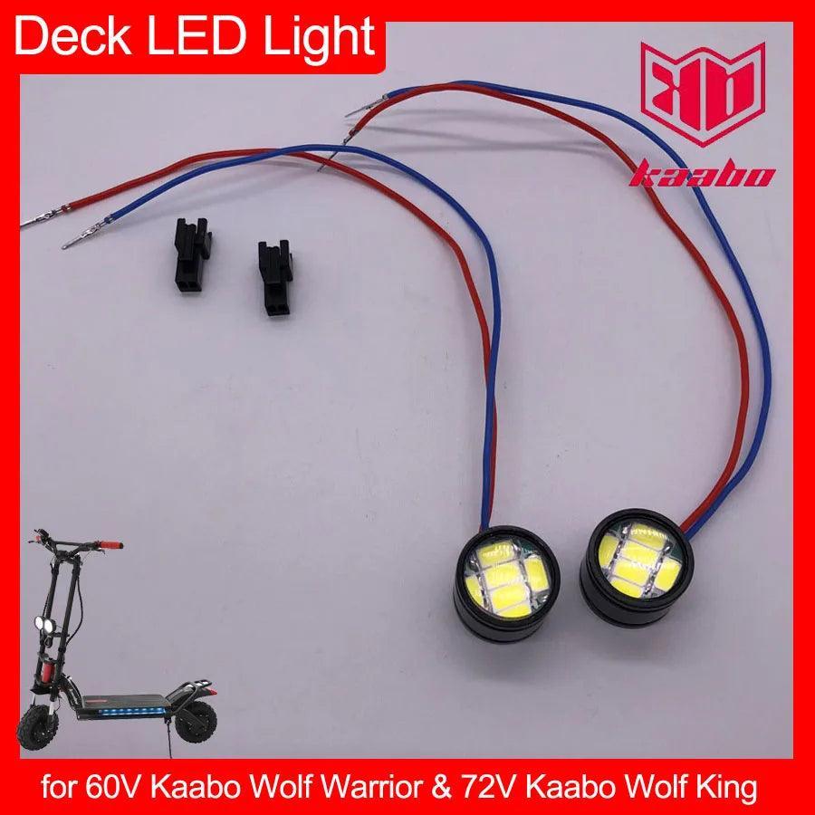 Deck LED Light Spotlight Original Parts Accessories for Kaabo 60V 72V - VirtuousWares.Store