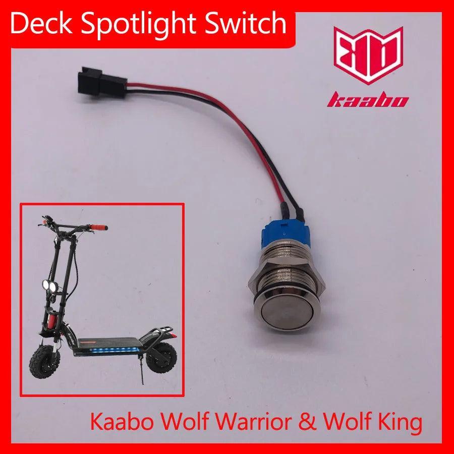 Deck Spotlight Switch Button Power Cable for Kaabo Wolf Warrior Wolf - VirtuousWares.Store