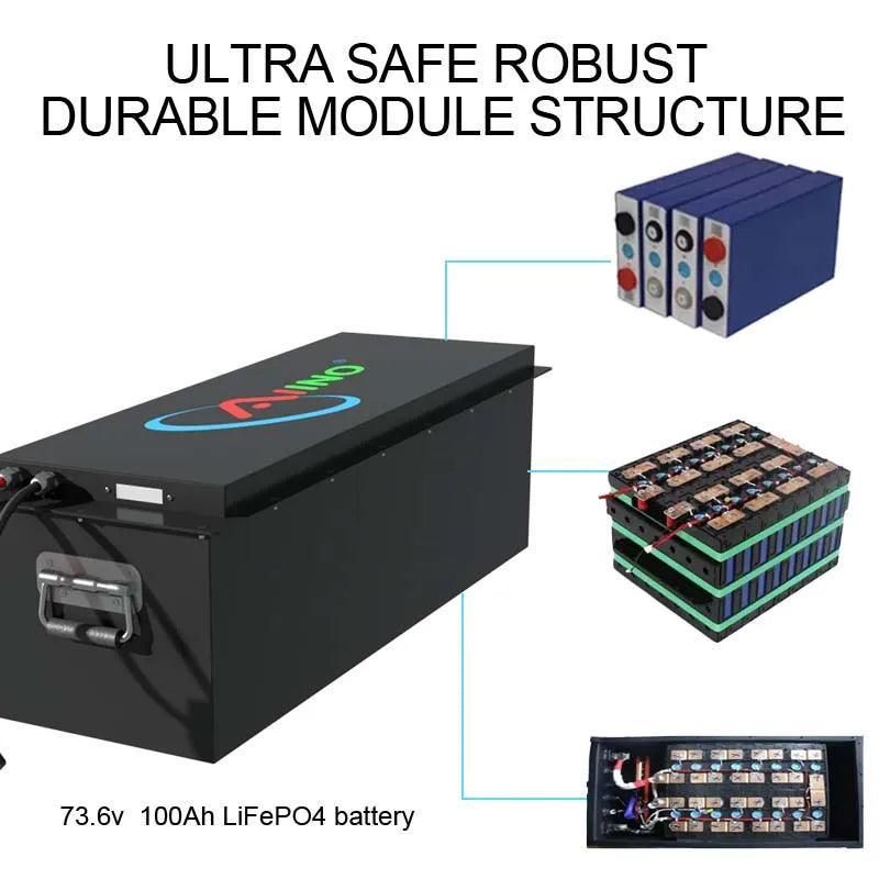 Deep cycle Lithium ion battery pack 72v 30ah 60ah 100ah LifePo4 - VirtuousWares:Global