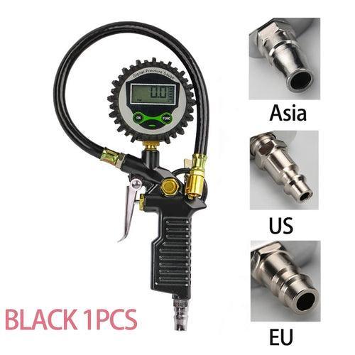 Digital LCD Display Inflation Monitoring Manometer Car EU Tire Air - VirtuousWares.Store