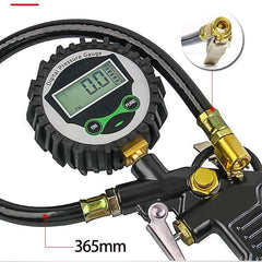 Digital LCD Display Inflation Monitoring Manometer Car EU Tire Air - VirtuousWares.Store