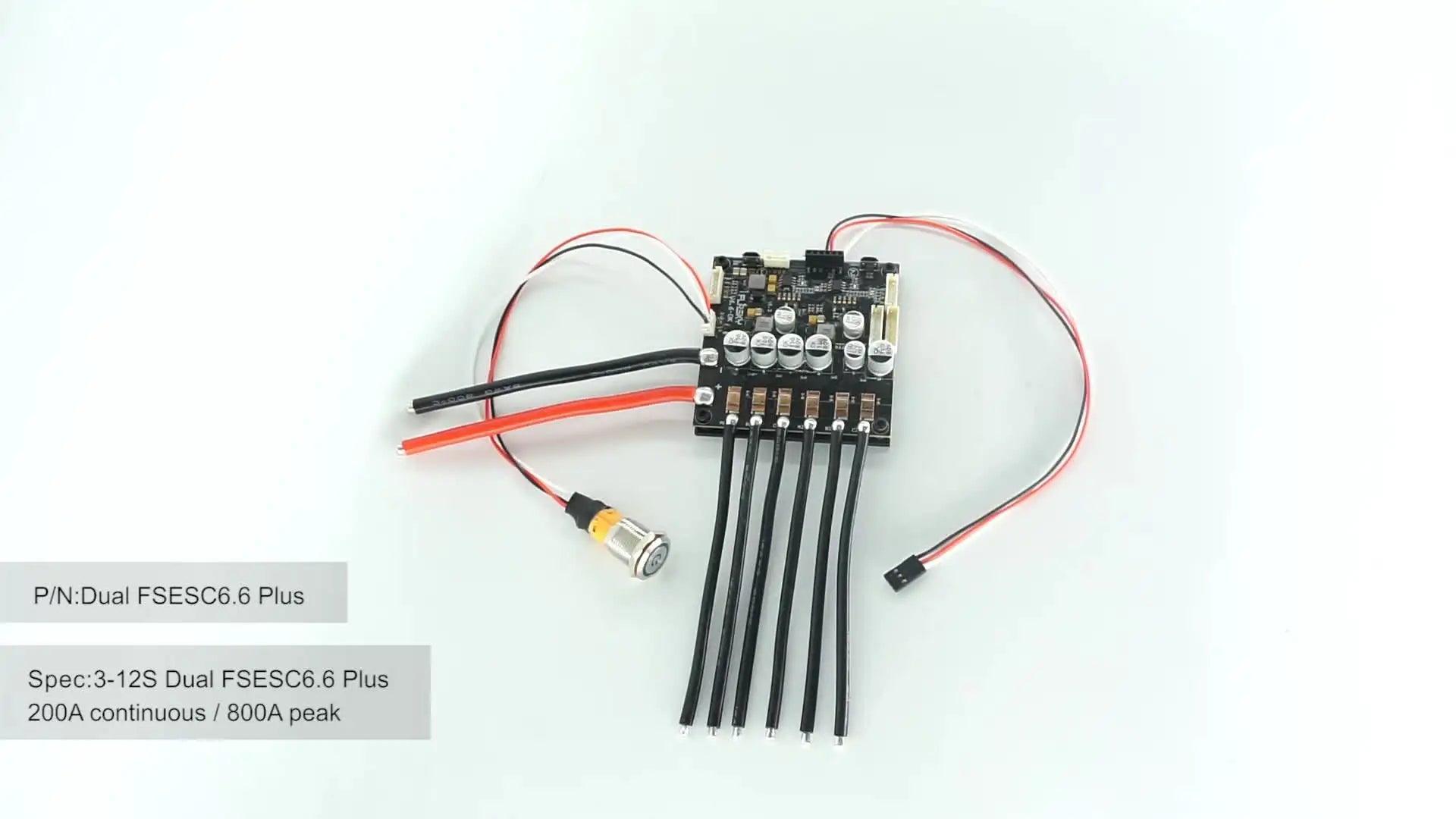 Dual ESC based on VESC Speed Controller Flipsky 200a FSESC6.6 FOC - VirtuousWares.Store