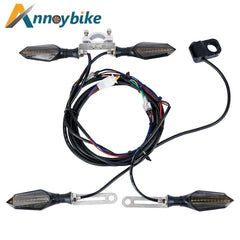 E bike 48V 60V Electric Bicycle Waterproof Cable Light Set Front Rear - VirtuousWares.Store