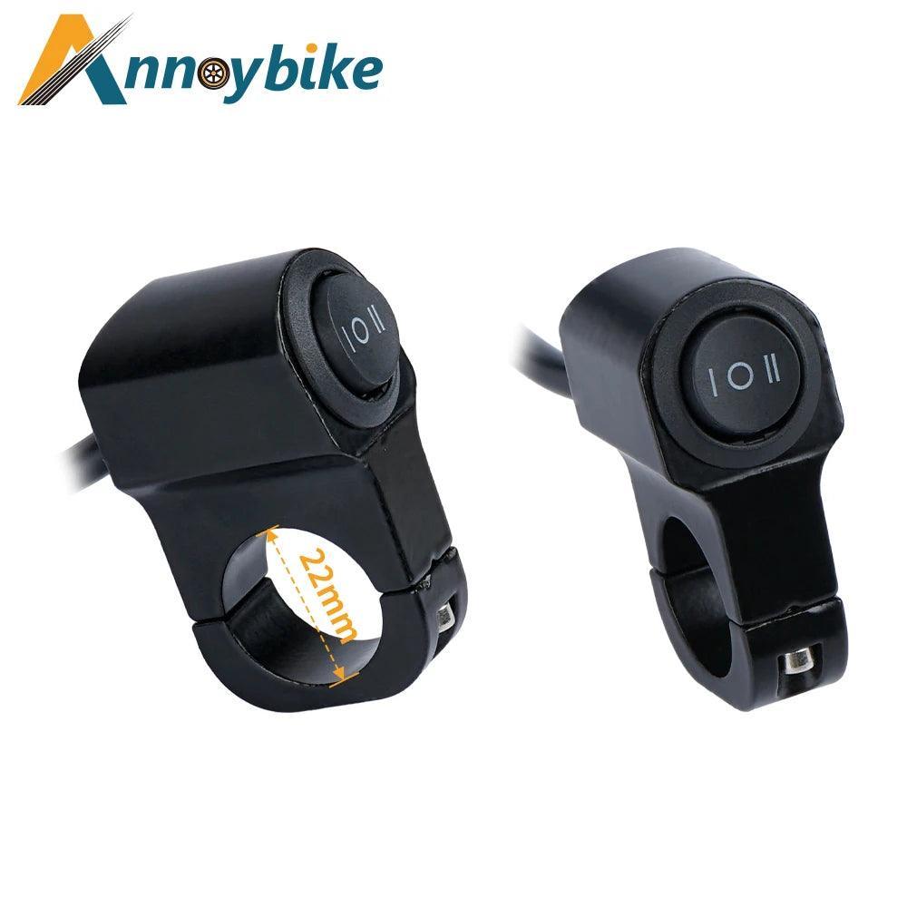 E bike 48V 60V Electric Bicycle Waterproof Cable Light Set Front Rear - VirtuousWares.Store