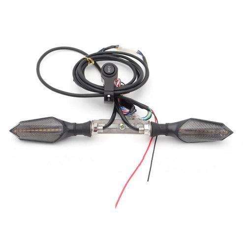 E bike 48V 60V Electric Bicycle Waterproof Cable Light Set Front Rear - VirtuousWares.Store