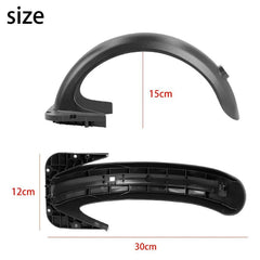 E-Scooter Rear Fender Mudguard Water Baffle Rear Water Shield Tyre - VirtuousWares.Store