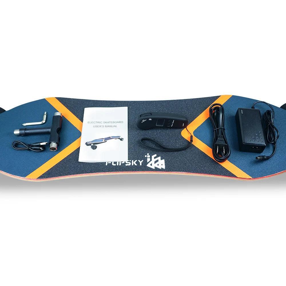 E-Skateboard Electric Skateboard Dual Hub Motor Longboard with Battery - VirtuousWares.Store