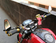 EAFC 1 Pair 7/8" 22mm Motorcycle Rearview Mirrors Universal Scooter - VirtuousWares.Store