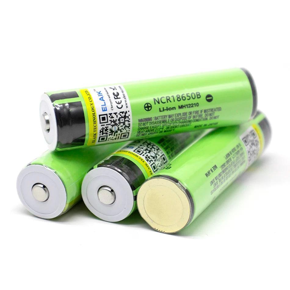 ELAIK Protected Original Rechargeable battery 18650 NCR18650B 3400mah - VirtuousWares.Store