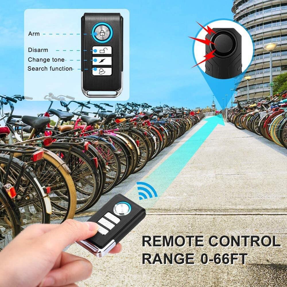 Elecpow Remote Control Bike Alarm Waterproof Motorcycle Electric - VirtuousWares.Store