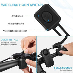 Elecpow Remote Control Bike Alarm Waterproof Motorcycle Electric - VirtuousWares.Store