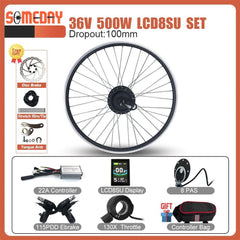 Electric Bike Conversion Kit 36V48V 500W Front Hub motor Wheel with KT LCD LED display For Ebike Conversion Kit Bicycle 16-29in - VirtuousWares.Store