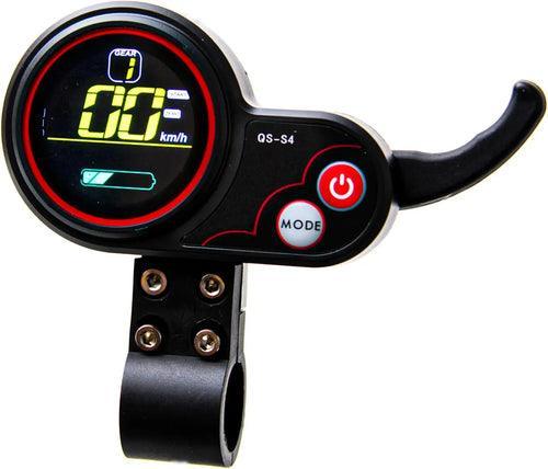 Electric Scooter 5pin/6pin 60V Finger Throttle LCD Display QSS4 LH100 - VirtuousWares.Store
