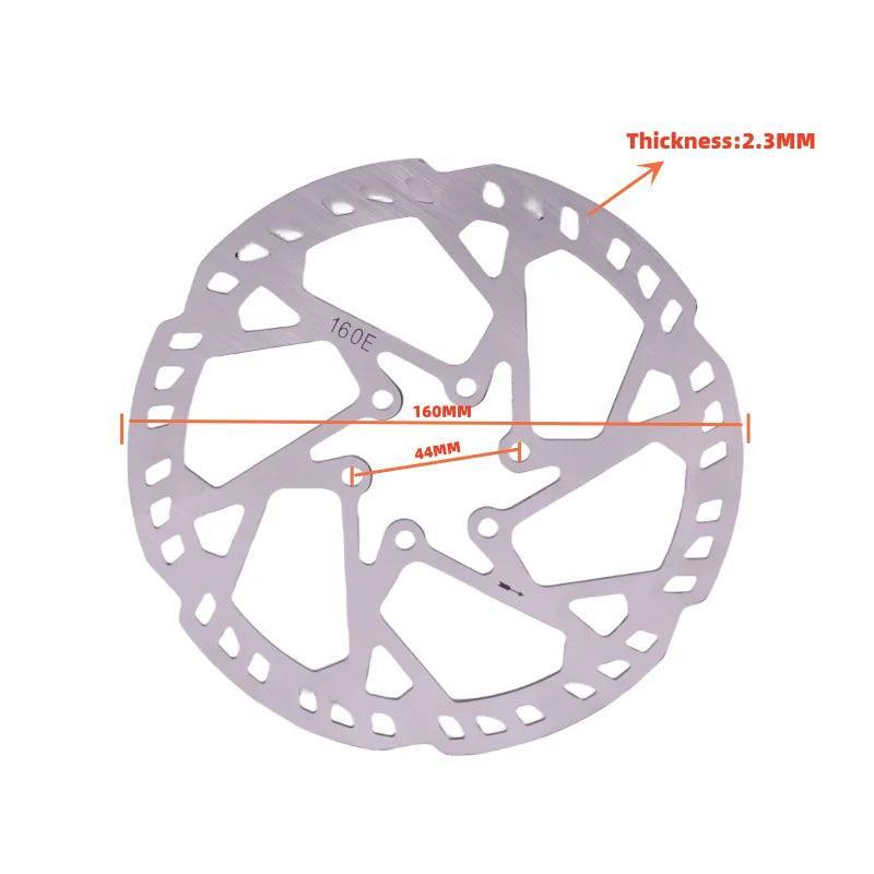 Electric Scooter Bicycle Brake Rotor 140/160/180/203/220mm Disc Rotor - VirtuousWares.Store