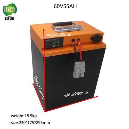 Electric Scooter car motos 60v 55ah Rechargeable Lithium Ion Battery - VirtuousWares.Store