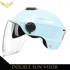 Electric Scooter Helmet Summer Vespa Chopper Motorcycle Helmets Safety Waterfall Soman Urban Articles Woman Men Moto Equipment - VirtuousWares.Store