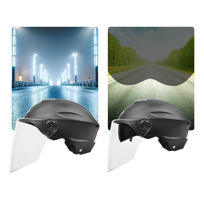 Electric Scooter Helmet Summer Vespa Chopper Motorcycle Helmets Safety Waterfall Soman Urban Articles Woman Men Moto Equipment - VirtuousWares.Store
