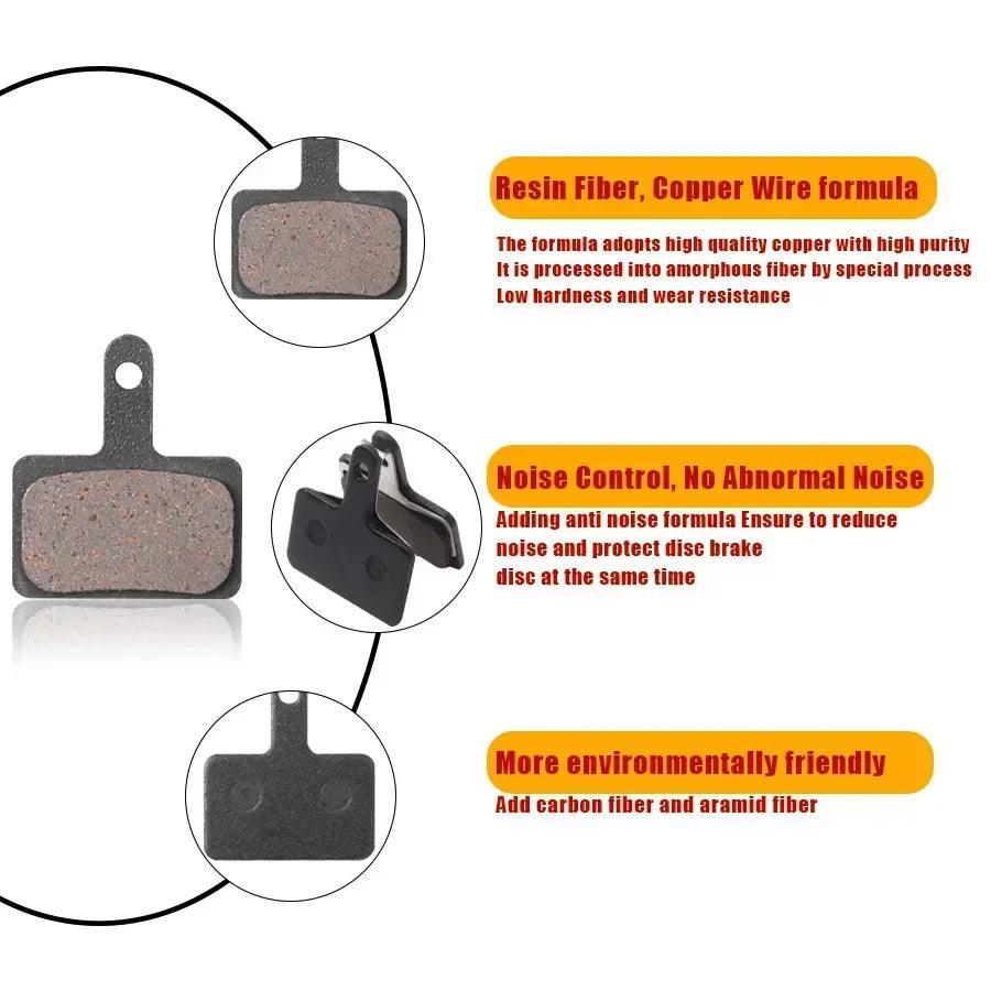 Electric Scooter Hydraulic Semimetal Disc Brake Pads For Kaabo Wolf 11 - VirtuousWares.Store
