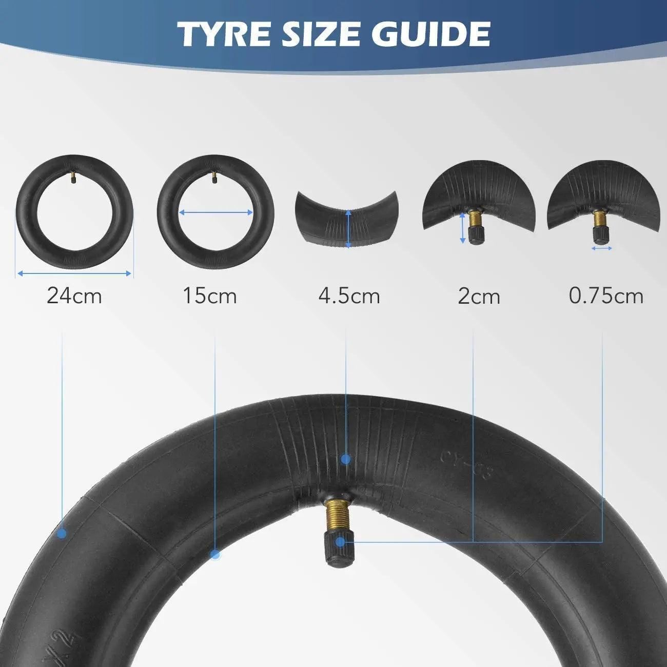 Electric Scooter Inner Tubes For Xiaomi m365 1s PRO 2 MI3 8.5" Front - VirtuousWares.Store