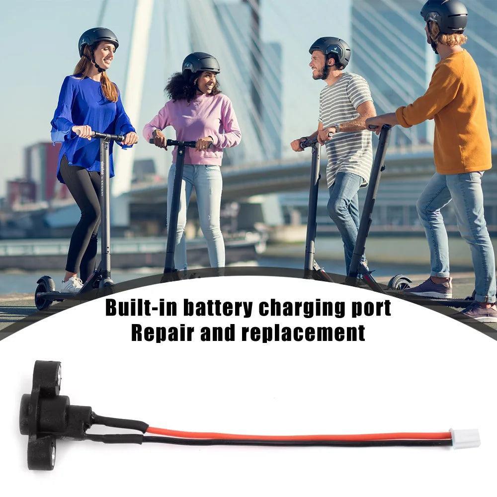 Electric Scooter Power Charging Cable Port for Ninebot Es1 Es2 Es3 Es4 - VirtuousWares.Store