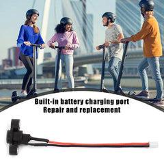 Electric Scooter Power Charging Cable Port for Ninebot Es1 Es2 Es3 Es4 - VirtuousWares.Store