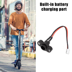 Electric Scooter Power Charging Cable Port for Ninebot Es1 Es2 Es3 Es4 - VirtuousWares.Store